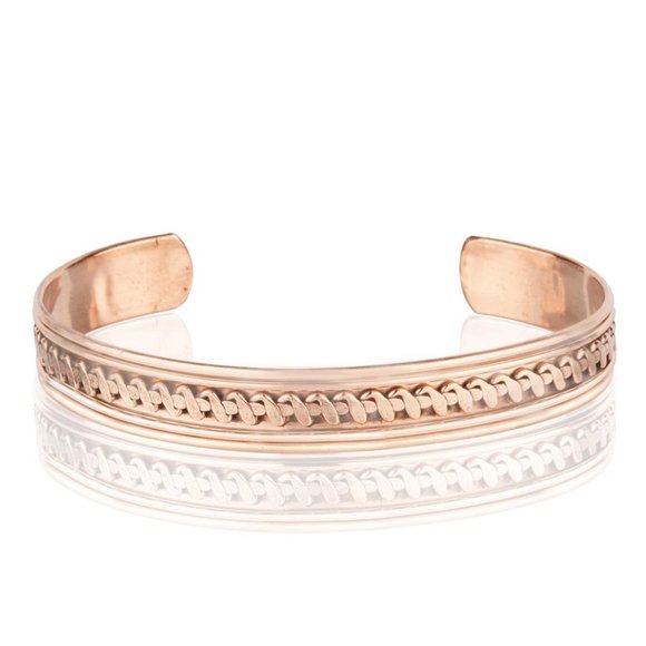 Pure Copper Bracelet Cuff Bangle - Picture 1 of 1